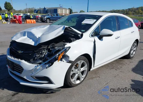 2018 Chevrolet Cruze Premier Auto из США, поврежденный, VIN 3G1BF6SM2JS542262